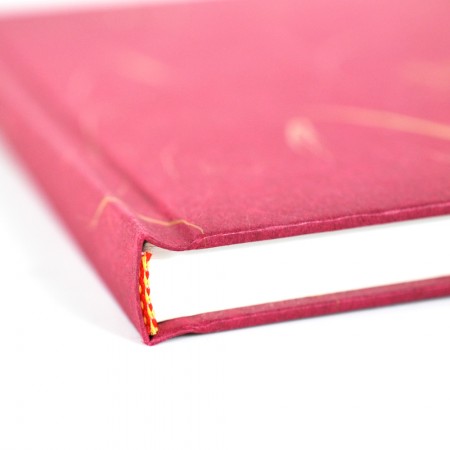 Carnet à couverture rigide en papier d'art soyeux